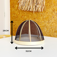Load image into Gallery viewer, Set Of 2 Bamboo Food Covers