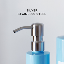 Load image into Gallery viewer, Personalised Plastic Dispenser Bottle With Waterproof Label And Metal Pump