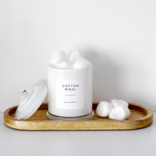 Load image into Gallery viewer, Luxury Gloss White Glass Bathroom Jar With Airtight Lid