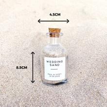 Load image into Gallery viewer, Personalised Wedding Honeymoon Sand Bottle