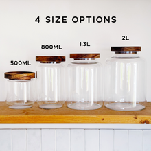 Load image into Gallery viewer, Sweet Storage Jar With Personalised Label - Choice Of Sizes - No Sweets Included