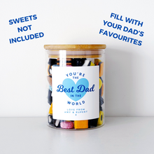 Load image into Gallery viewer, Best Dad In The World Jar