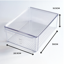 Load image into Gallery viewer, Fridge Storage Container With Lid & White Personalised Waterproof Label