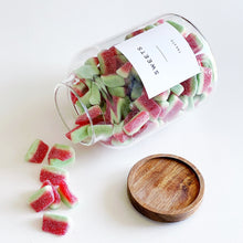 Load image into Gallery viewer, Large Kitchen Storage Jar With Airtight Acacia Wood Lid And Personalised Label
