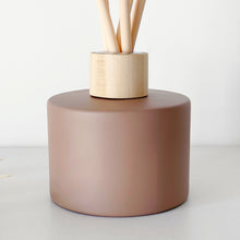 Load image into Gallery viewer, Matt Coffee Brown Glass Diffuser Bottle And Reeds