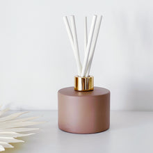 Load image into Gallery viewer, Matt Coffee Brown Glass Diffuser Bottle And Reeds