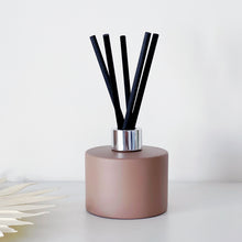 Load image into Gallery viewer, Matt Coffee Brown Glass Diffuser Bottle And Reeds