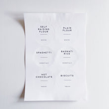 Load image into Gallery viewer, 7.5cm Round White Waterproof Personalised Labels