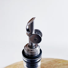 Load image into Gallery viewer, Chunky Glass Oil/Vinegar Pourer Bottle With White Personalised Label