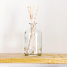 Load image into Gallery viewer, Large Clear Glass Apothecary Diffuser Bottle And Reeds