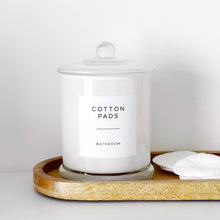 Load image into Gallery viewer, Luxury Gloss White Glass Bathroom Jar With Airtight Lid