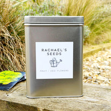 Load image into Gallery viewer, Personalised Garden Seed Storage Tin