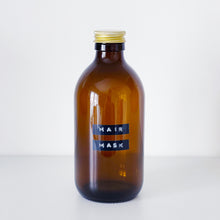 Load image into Gallery viewer, Amber Glass Or Plastic Bottle With Stamped Label & Gold Metal Screw Lid