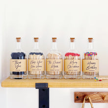 Load image into Gallery viewer, Luxury Bottle Of Matches - Choice Of Match Colour & Label