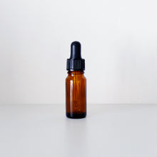 Load image into Gallery viewer, Mini Amber Glass Dropper Bottle - Personalised Stamped Label