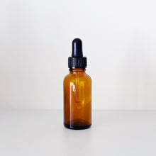 Load image into Gallery viewer, Mini Amber Glass Dropper Bottle - Personalised Stamped Label