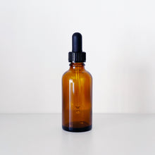 Load image into Gallery viewer, Mini Amber Glass Dropper Bottle - Personalised Stamped Label