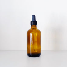Load image into Gallery viewer, Mini Amber Glass Dropper Bottle - Personalised Stamped Label
