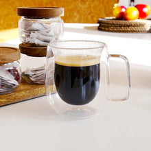 Load image into Gallery viewer, Double Walled Glass Tea & Coffee Mug