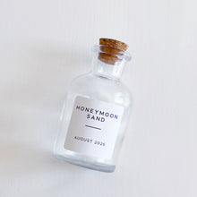 Load image into Gallery viewer, Personalised Wedding Honeymoon Sand Bottle