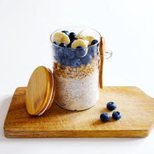 Load image into Gallery viewer, Glass Jar With Bamboo Lid & Spoon