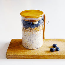 Load image into Gallery viewer, Glass Jar With Bamboo Lid & Spoon