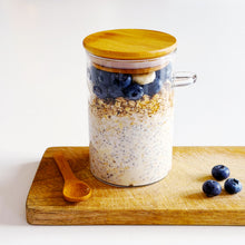 Load image into Gallery viewer, Glass Jar With Bamboo Lid & Spoon