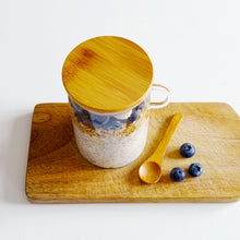 Load image into Gallery viewer, Glass Jar With Bamboo Lid & Spoon