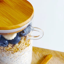 Load image into Gallery viewer, Glass Jar With Bamboo Lid & Spoon