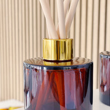 Load image into Gallery viewer, Amber Glass Diffuser Bottle And Reeds