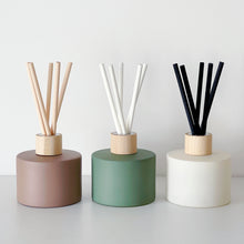Load image into Gallery viewer, Matt Sage Green Glass Diffuser Bottle And Reeds
