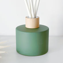 Load image into Gallery viewer, Matt Sage Green Glass Diffuser Bottle And Reeds