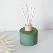 Load image into Gallery viewer, Matt Sage Green Glass Diffuser Bottle And Reeds