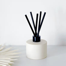 Load image into Gallery viewer, Matt Ivory Glass Diffuser Bottle And Reeds