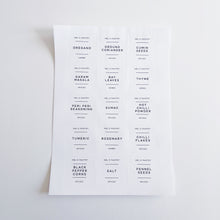 Load image into Gallery viewer, 5cm x 5cm Square White Waterproof Personalised Labels (3 text areas)