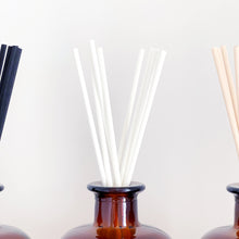 Load image into Gallery viewer, Large Amber Glass Apothecary Diffuser Bottle And Reeds