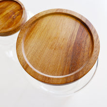 Load image into Gallery viewer, Large Kitchen Storage Jar With Airtight Acacia Wood Lid