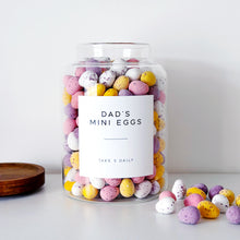 Load image into Gallery viewer, Mini Egg Storage Jar With Personalised Label - Choice Of Sizes - No Eggs Included