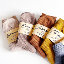 Load image into Gallery viewer, Personalised Autumn Sock Gift - Choice Of Colours