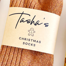 Load image into Gallery viewer, Personalised Christmas Sock Gift - Choice Of Colours