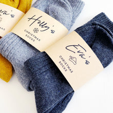 Load image into Gallery viewer, Personalised Christmas Sock Gift - Choice Of Colours