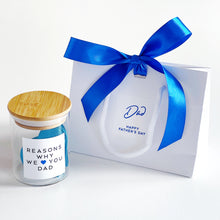 Load image into Gallery viewer, Reasons Why I/We Love You Dad Jar & Gift Bag - Father's Day Gift