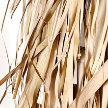 Load image into Gallery viewer, Large Woven Palm Leaf Wall Hanging on String