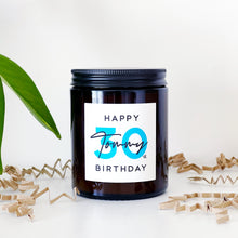 Load image into Gallery viewer, Personalised Birthday Candle Gift - Soy Wax - Choice Of Fragrance