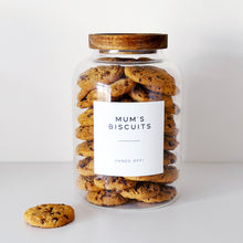 Load image into Gallery viewer, Cookie Jar With Personalised Waterproof Label