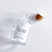 Load image into Gallery viewer, Personalised First Holiday Sand Bottle