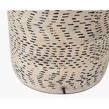 Load image into Gallery viewer, Boho natural stoneware textured lamp base. Perfect for Scandi minimalist living.