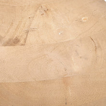 Load image into Gallery viewer, Kiah round natural mango wood table lamp base detail.