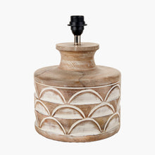 Load image into Gallery viewer, Kingsbury large natural mango wood table lamp.