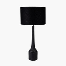Load image into Gallery viewer, Marin Tall Black Wood Table Lamp - Choice Of Shade Colour